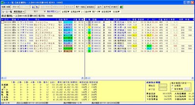 前走個別レース画面より桂川Ｓを選択。戦歴画面